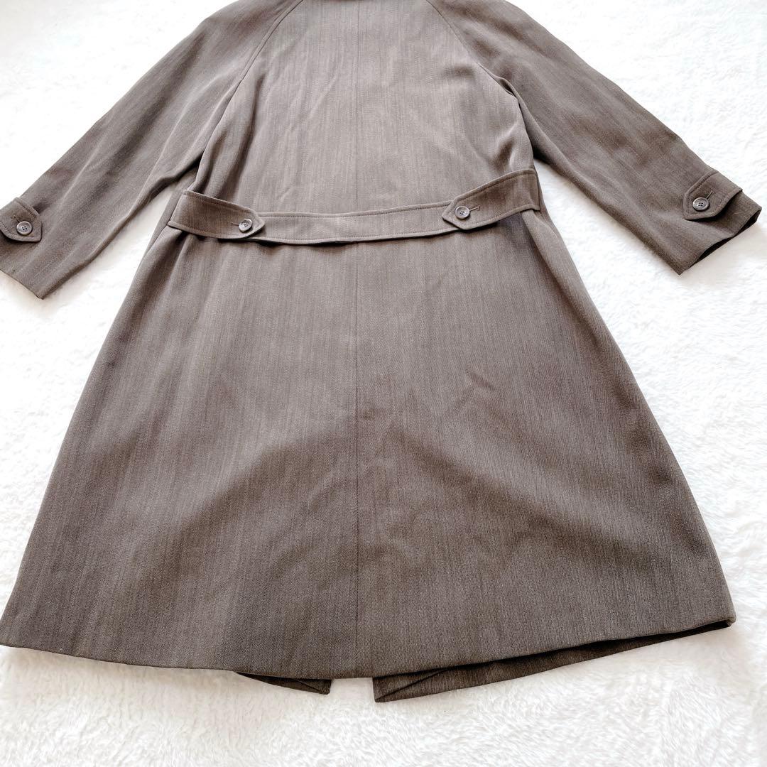 【美品】バーバリーズ　ステンカラーコート　シャドーチェック　90s