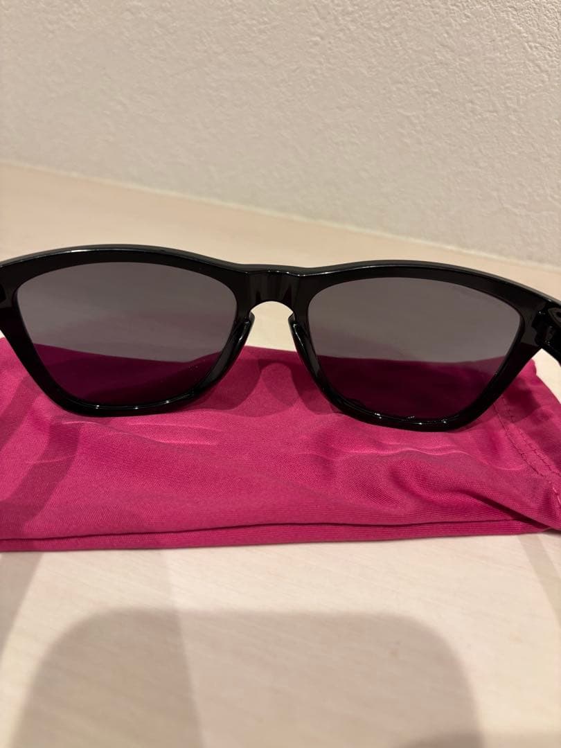 Oakley サングラス フロッグスキン　ブラック　純正レンズ