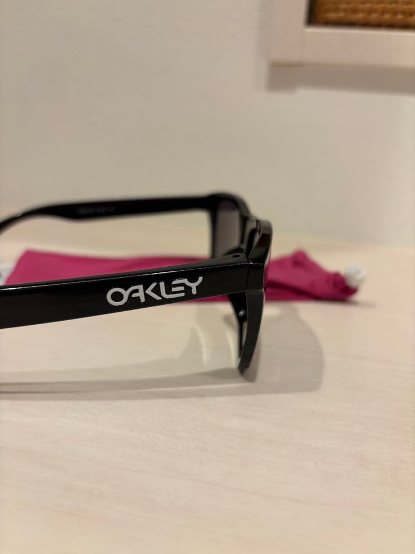 Oakley サングラス フロッグスキン　ブラック　純正レンズ