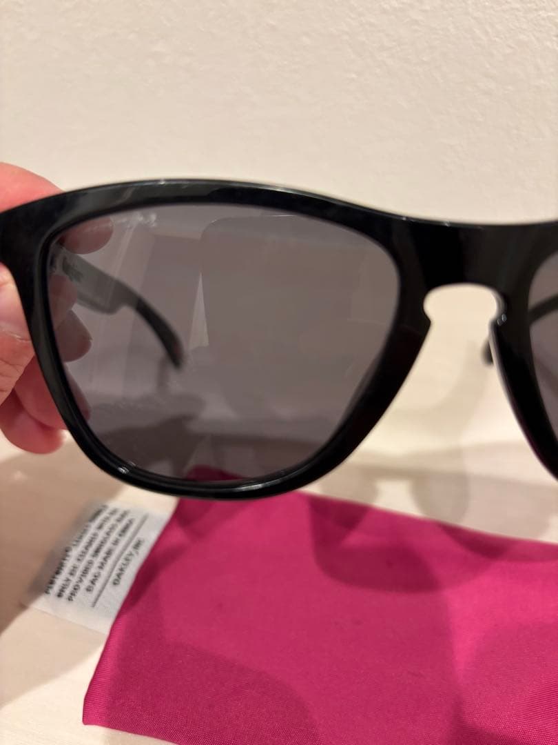 Oakley サングラス フロッグスキン　ブラック　純正レンズ