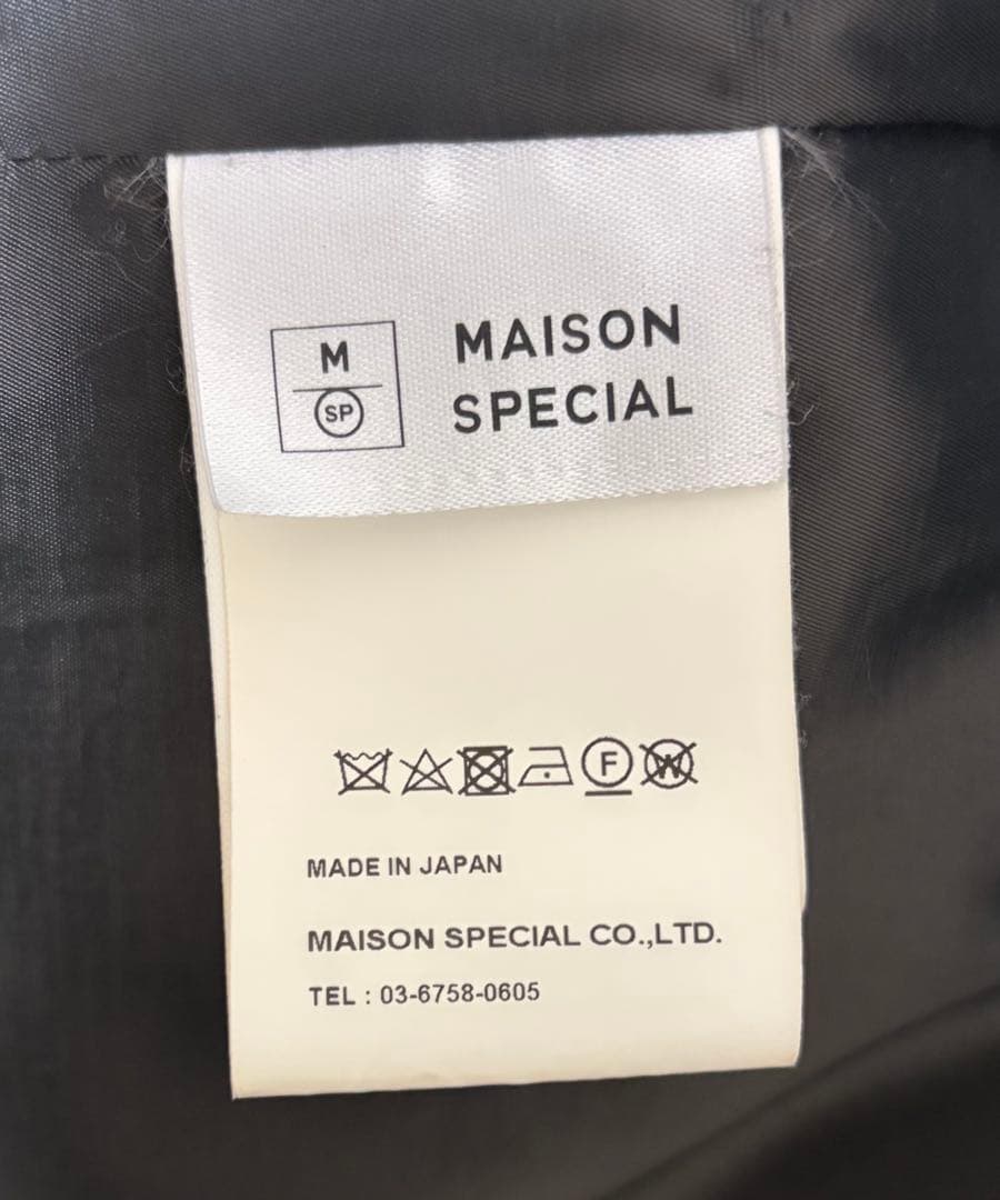 【マッシュルームお値下】MAISON SPECIAL 2WAYウールコート