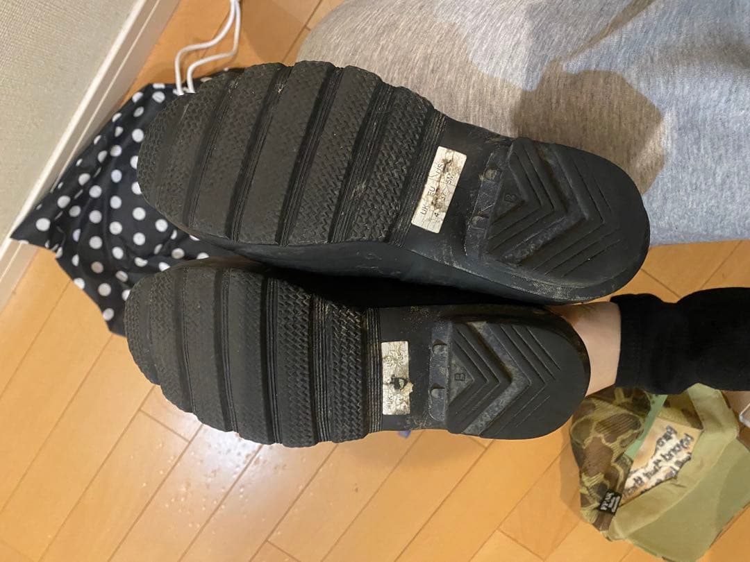 Hunter 長靴　レインブーツ　ブラック　24-24.5 お値下げ交渉⭕️です！