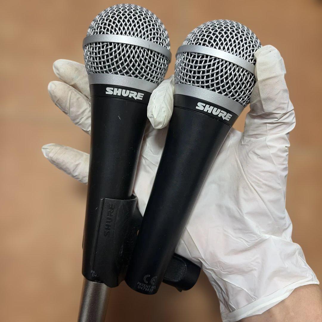 SHURE PG58 ダイナミックマイク 2個