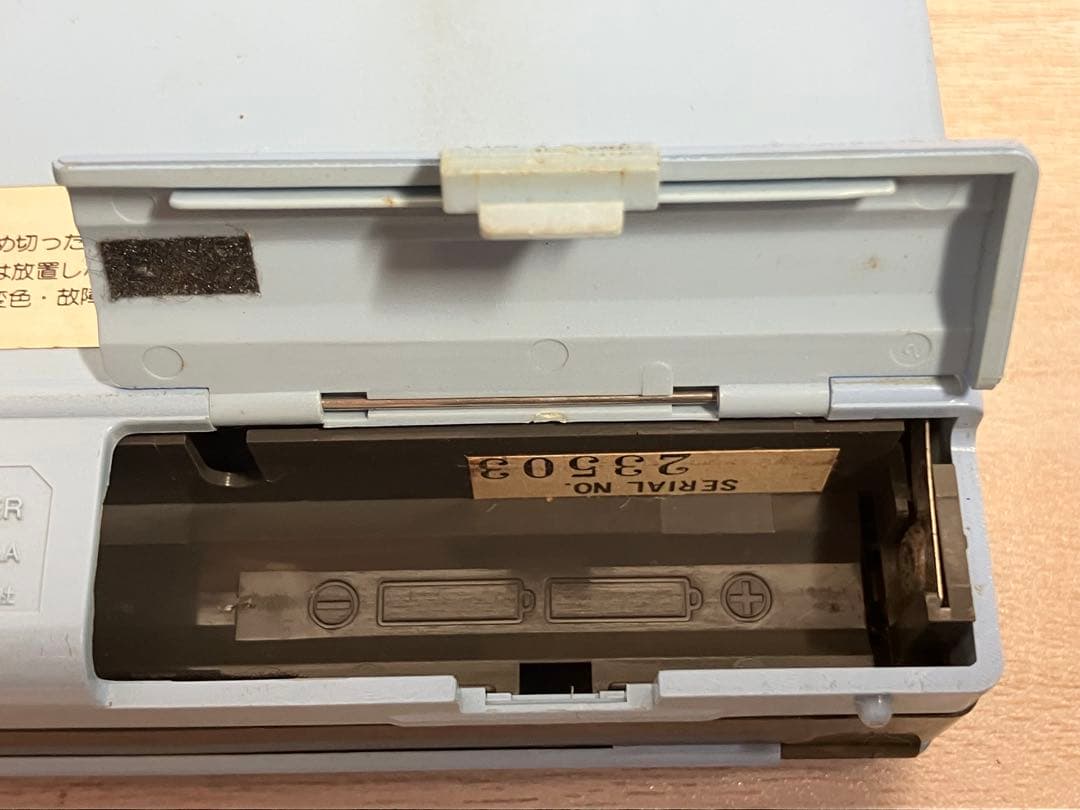 ジャンク　昭和レトロ　SONY カセットウォークマン　WM-55 ブルー