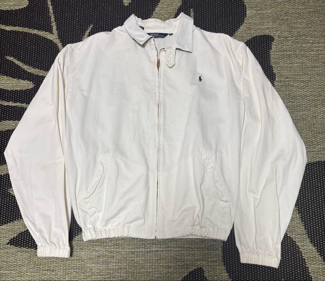 USA製80s Polo by Ralph LaurenスウィングトップL 白