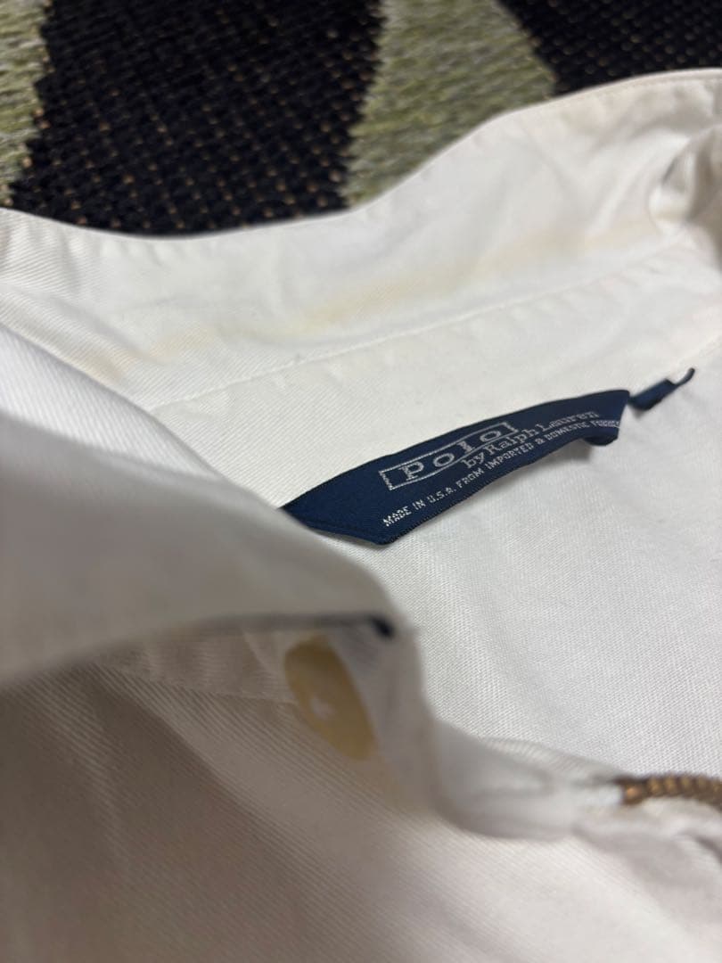 USA製80s Polo by Ralph LaurenスウィングトップL 白