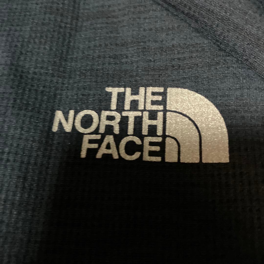 美品　THE NORTH FACE ノースリーブ　シャツ　ドライ　ネイビー　M