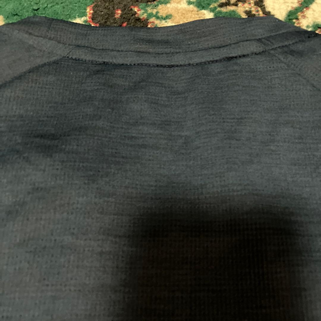 美品　THE NORTH FACE ノースリーブ　シャツ　ドライ　ネイビー　M