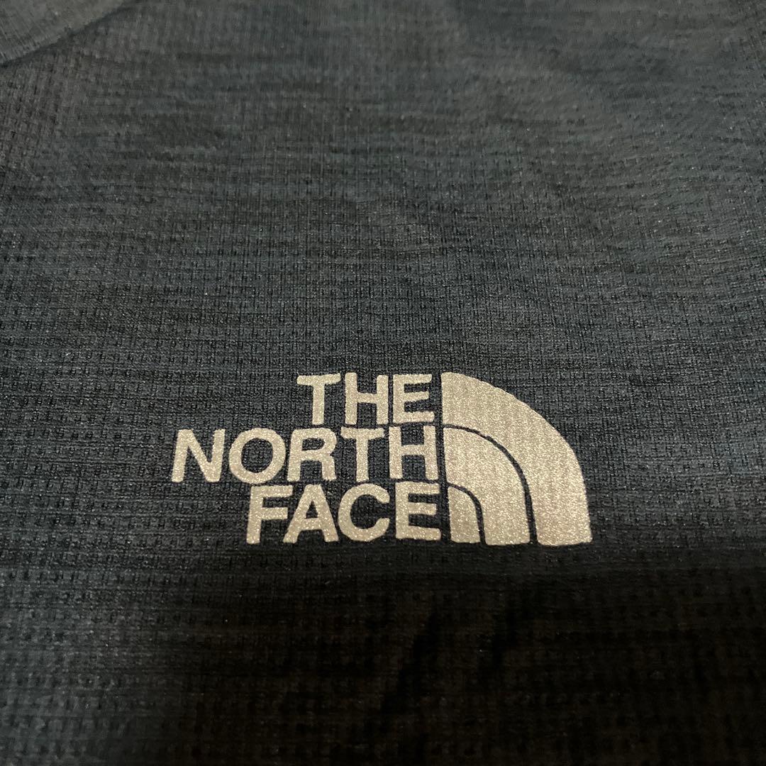 美品　THE NORTH FACE ノースリーブ　シャツ　ドライ　ネイビー　M