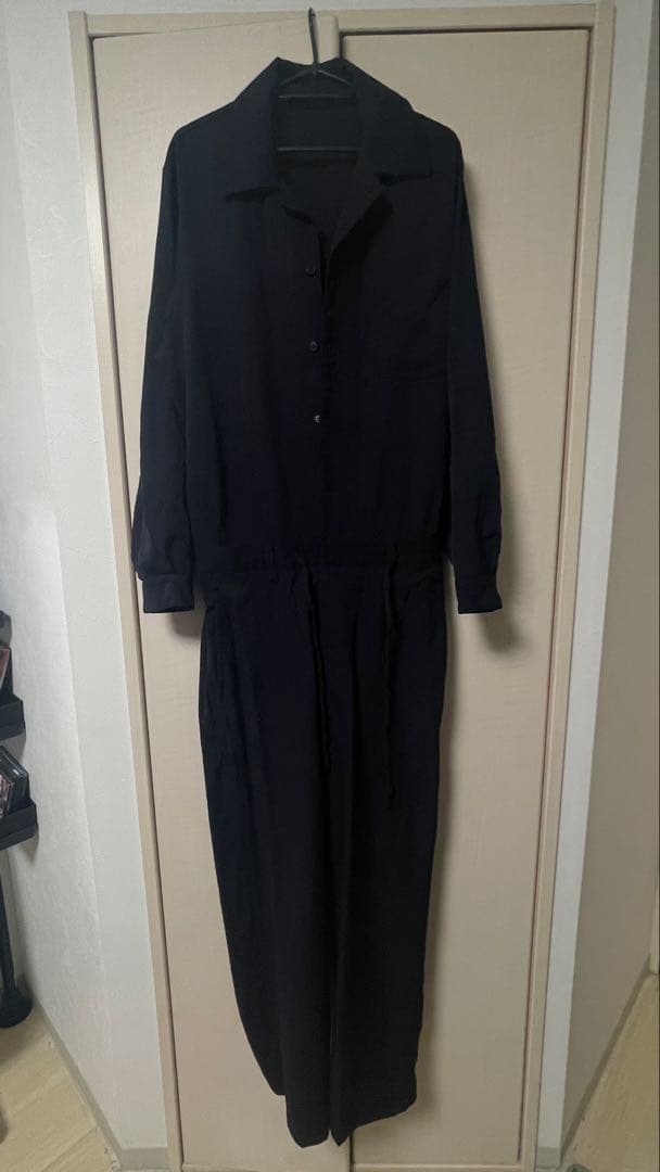 【FOLL】washed wool gaba all in one