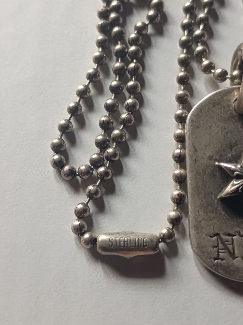 Chrome Hearts クロムハーツ　NY限定 レイズドスター ドッグタグ