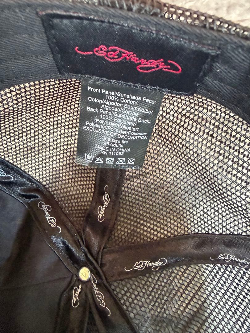 Ed Hardy エドハーディ　メンズ　キャップ メッシュキャップ