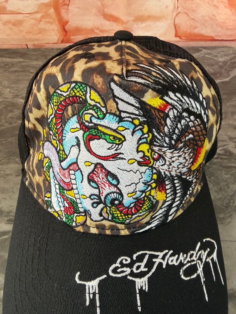 Ed Hardy エドハーディ　メンズ　キャップ メッシュキャップ