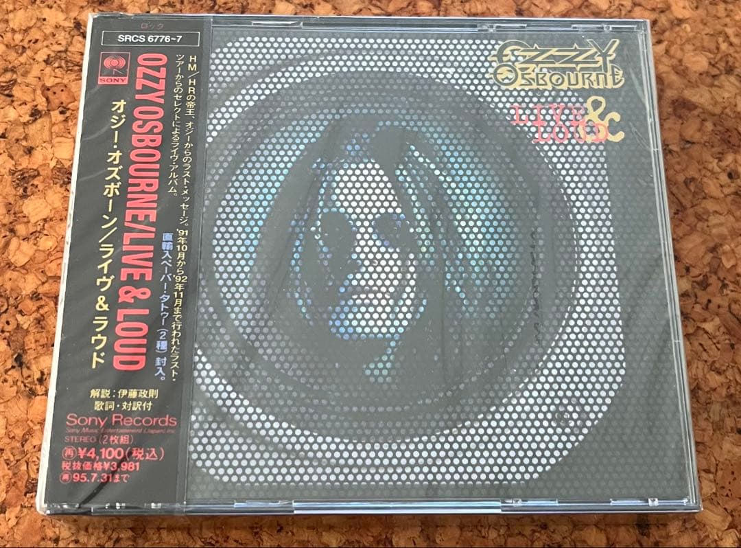 未開封2枚組CD「オジー・オズボーン／ライヴ＆ラウド」OZZY OSBOURNE