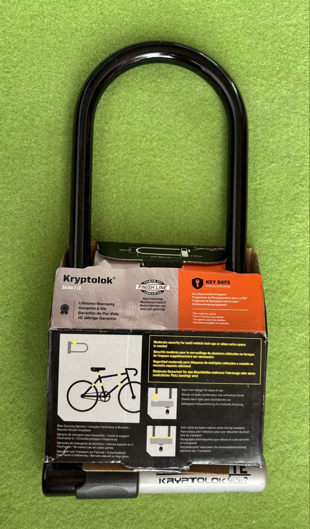 クリプトナイト　Kryptolok Series 2 LS 自転車 U字ロック