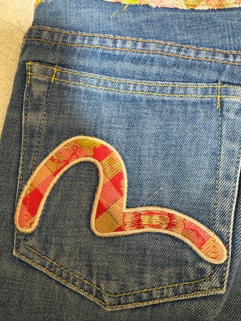 EVISU DONNA エヴィス　エビス　デニム　ジーンズ　28インチ　カモメ