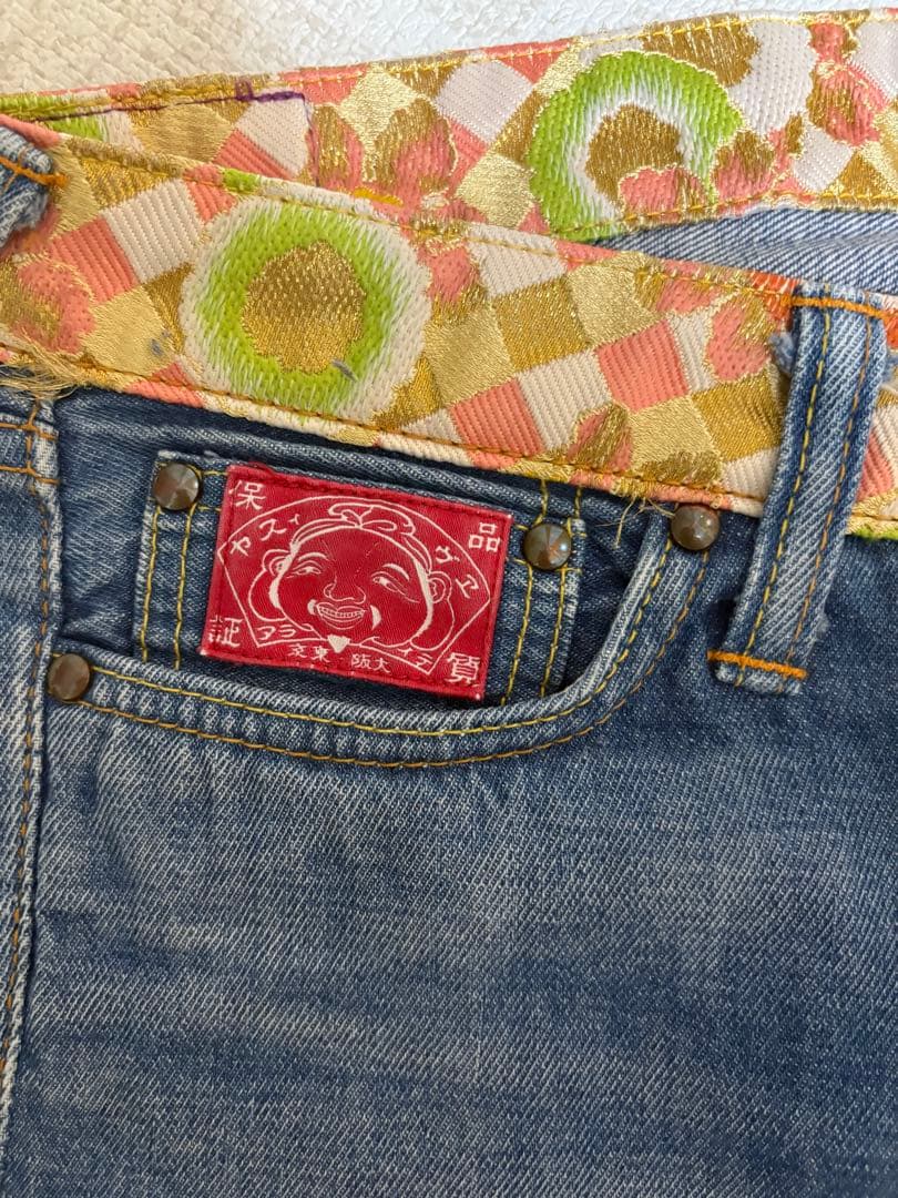 EVISU DONNA エヴィス　エビス　デニム　ジーンズ　28インチ　カモメ
