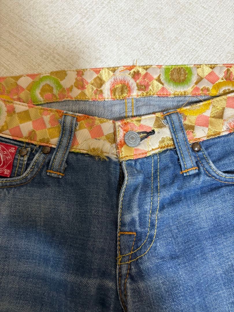 EVISU DONNA エヴィス　エビス　デニム　ジーンズ　28インチ　カモメ