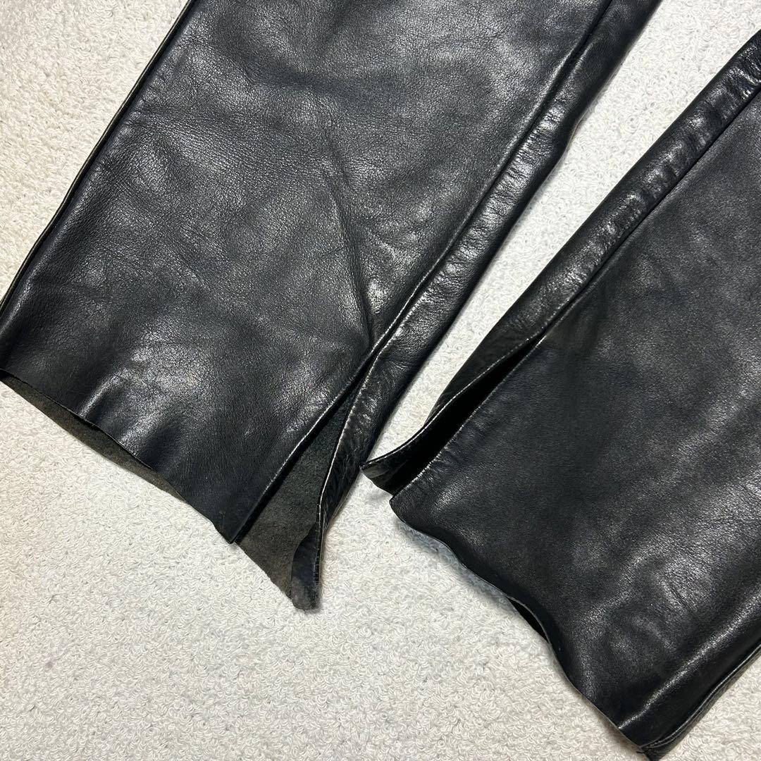 Schott ショット　W30 レザーパンツ　USA製　ライダースパンツ　本革