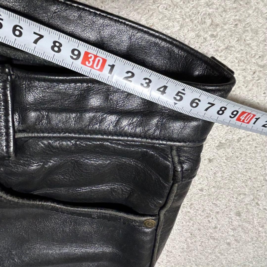 Schott ショット　W30 レザーパンツ　USA製　ライダースパンツ　本革
