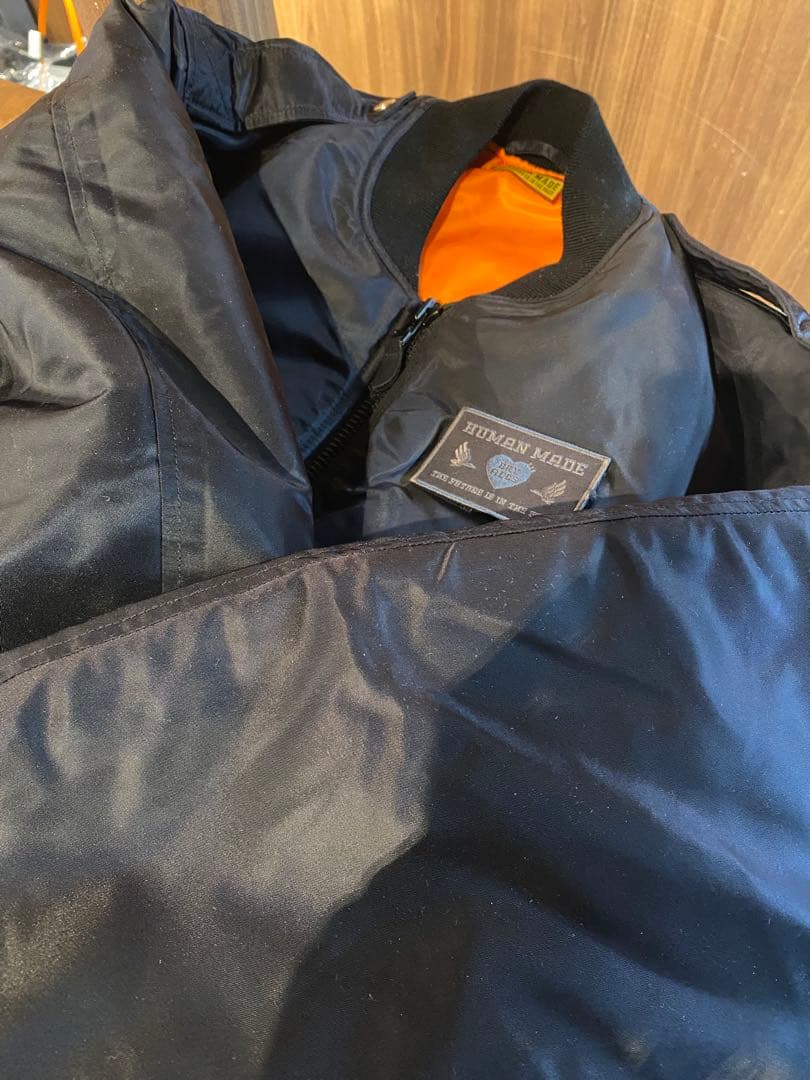 【新品】HUMAN MADE FLIGHT JACKET ブラック L