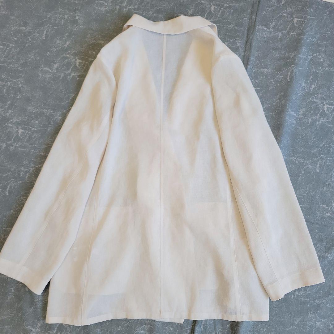 25ss ラウンジドレス リネンライクシアージャケット アイボリー