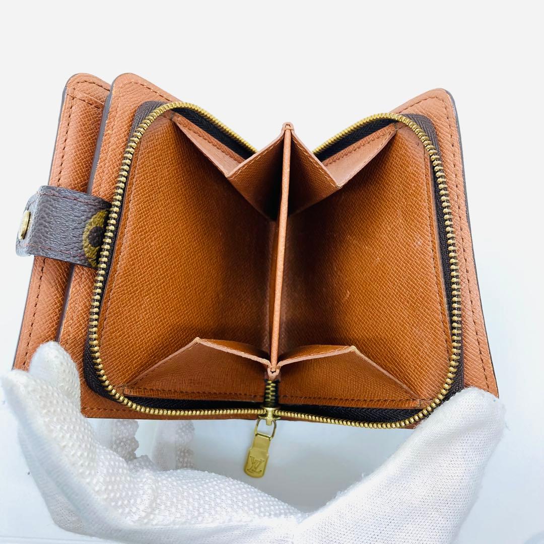 ルイヴィトン コンパクトジップモノグラム 財布 折財布 A894
