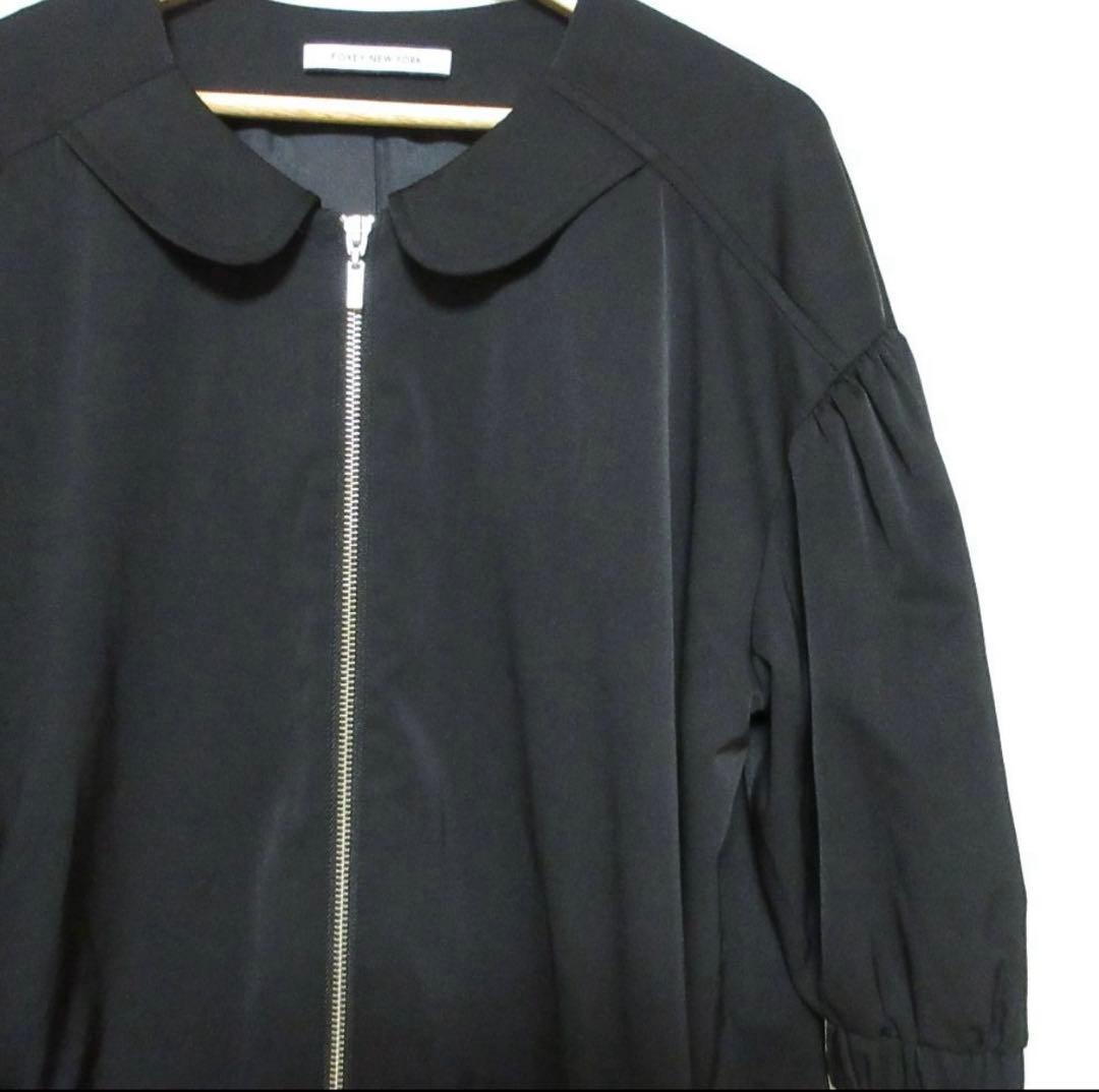 美品　フォクシーニューヨーク　コクーンコート5分袖