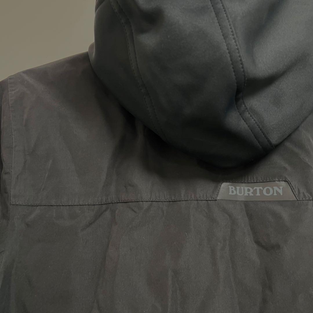 撥水加工済 Burton スノボウェア ジャケット メンズ Lサイズ 黒
