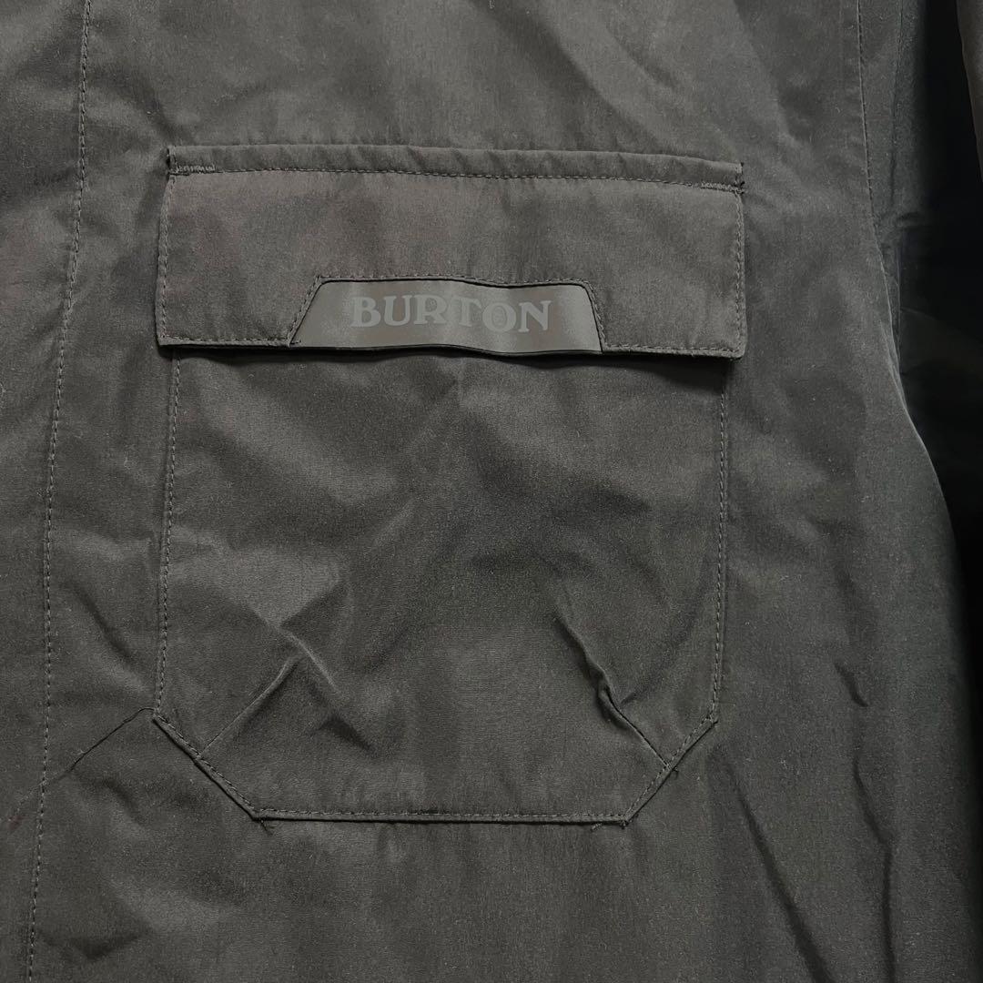撥水加工済 Burton スノボウェア ジャケット メンズ Lサイズ 黒