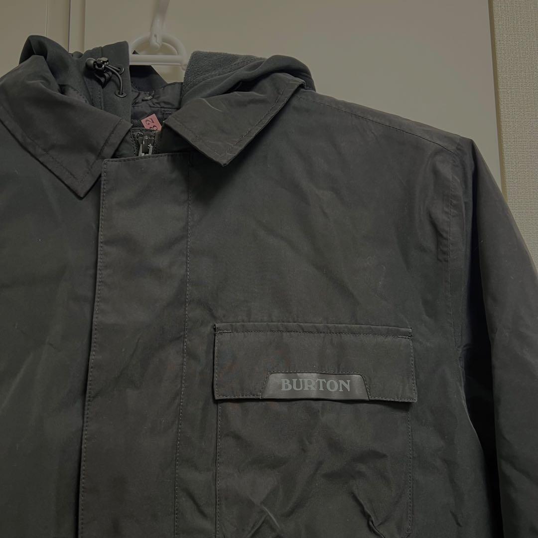 撥水加工済 Burton スノボウェア ジャケット メンズ Lサイズ 黒