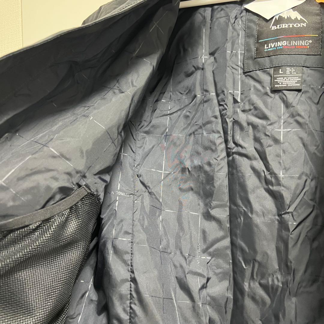 撥水加工済 Burton スノボウェア ジャケット メンズ Lサイズ 黒