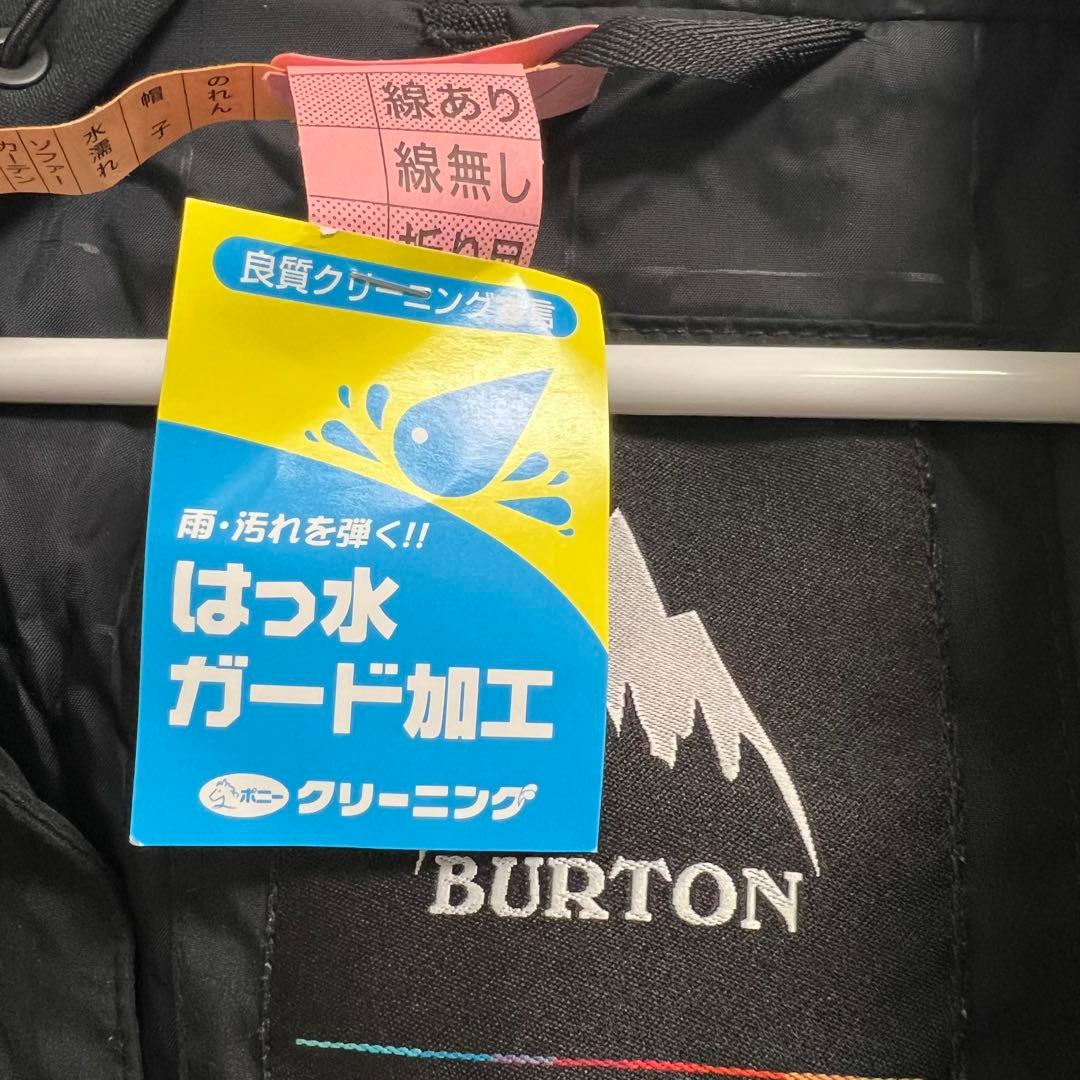 撥水加工済 Burton スノボウェア ジャケット メンズ Lサイズ 黒