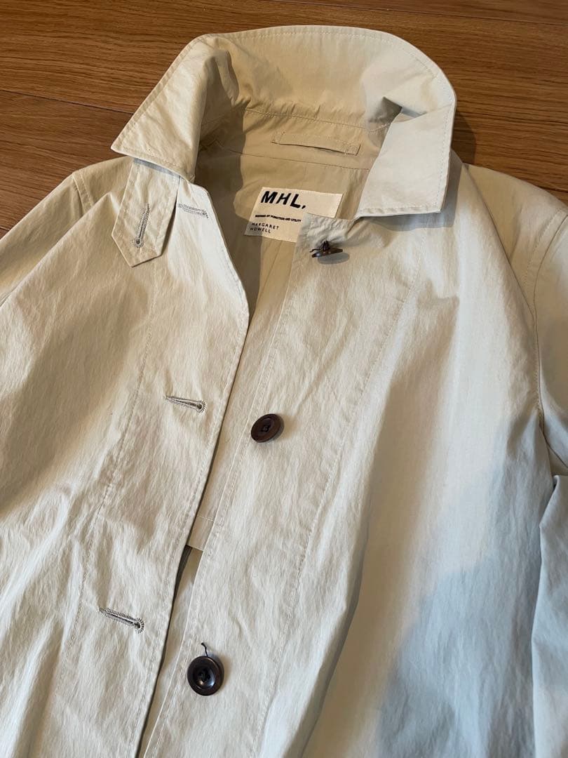 MHL. ベージュ ステンカラーコート