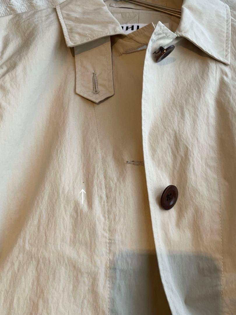 MHL. ベージュ ステンカラーコート