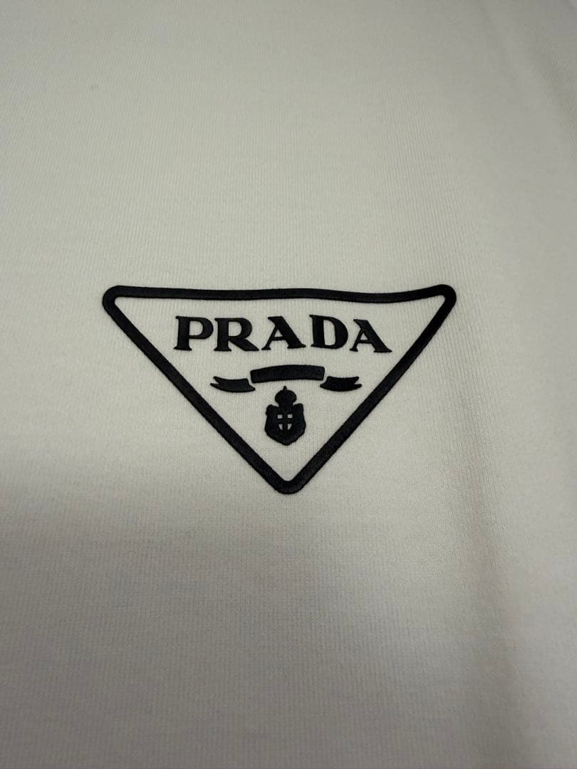 最終価格‼️新品正規品 PRADAプラダ トライアングルロゴ Tシャツ半袖 L