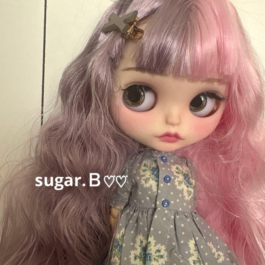 アイシードールカスタム❤︎ピンク×パープル❤︎ふわふわ♪