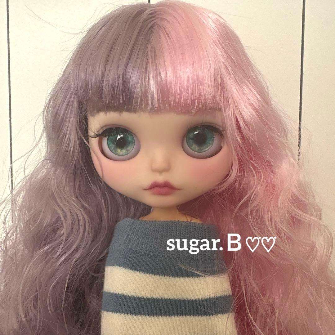 アイシードールカスタム❤︎ピンク×パープル❤︎ふわふわ♪