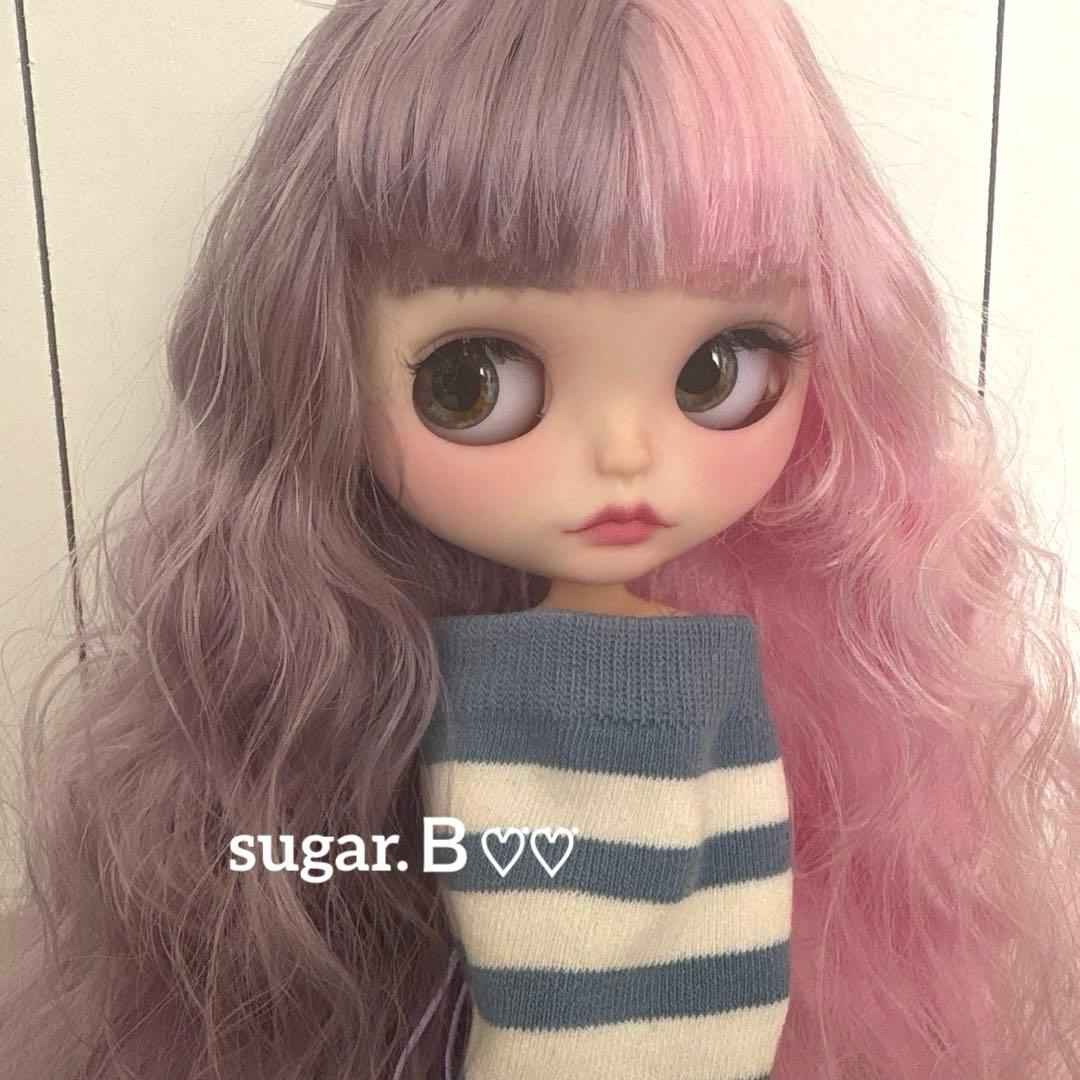 アイシードールカスタム❤︎ピンク×パープル❤︎ふわふわ♪
