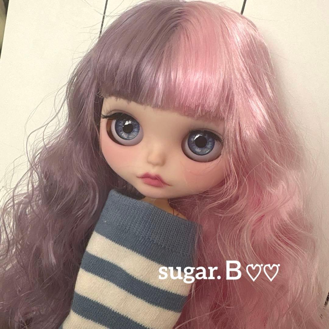 アイシードールカスタム❤︎ピンク×パープル❤︎ふわふわ♪