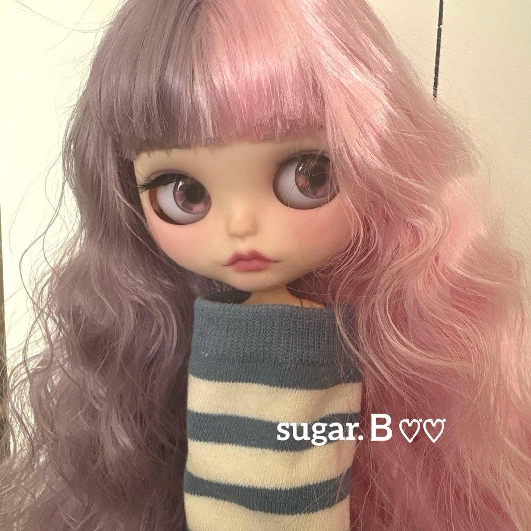 アイシードールカスタム❤︎ピンク×パープル❤︎ふわふわ♪