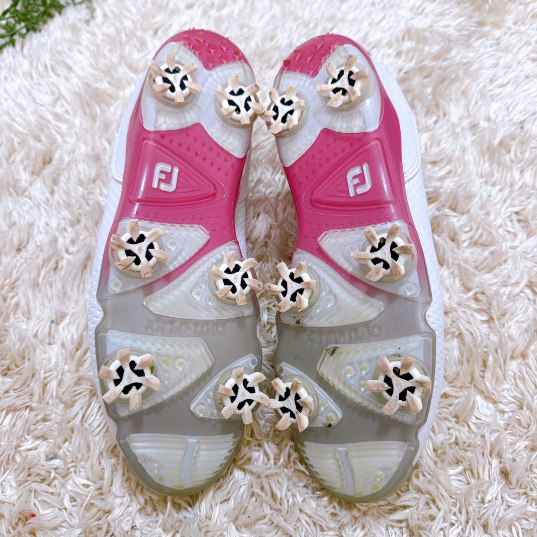 【1回のみ使用】FootJoy ゴルフシューズ フットジョイ　レディース　24