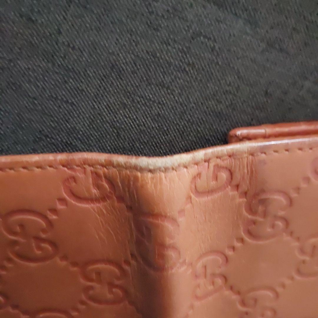 GUCCI GGパターン オレンジレザー名刺入れ