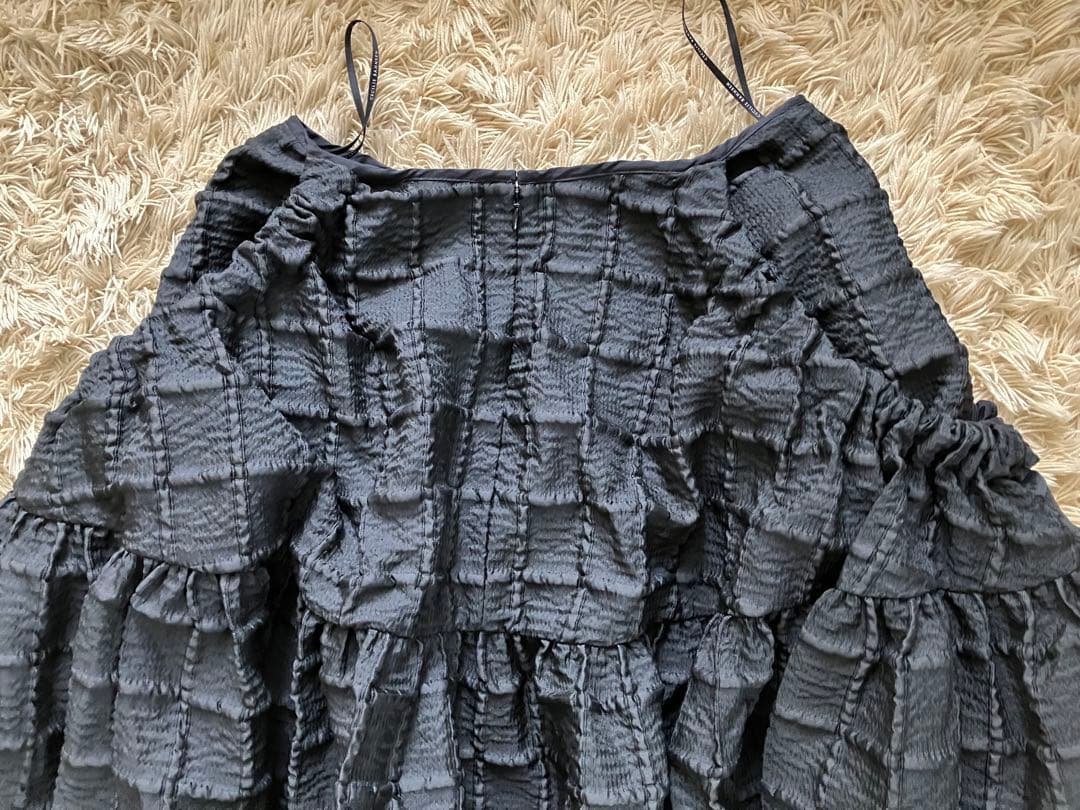 未使用 新品 CECILIE BAHNSEN スカート 黒 セシリーバンセン