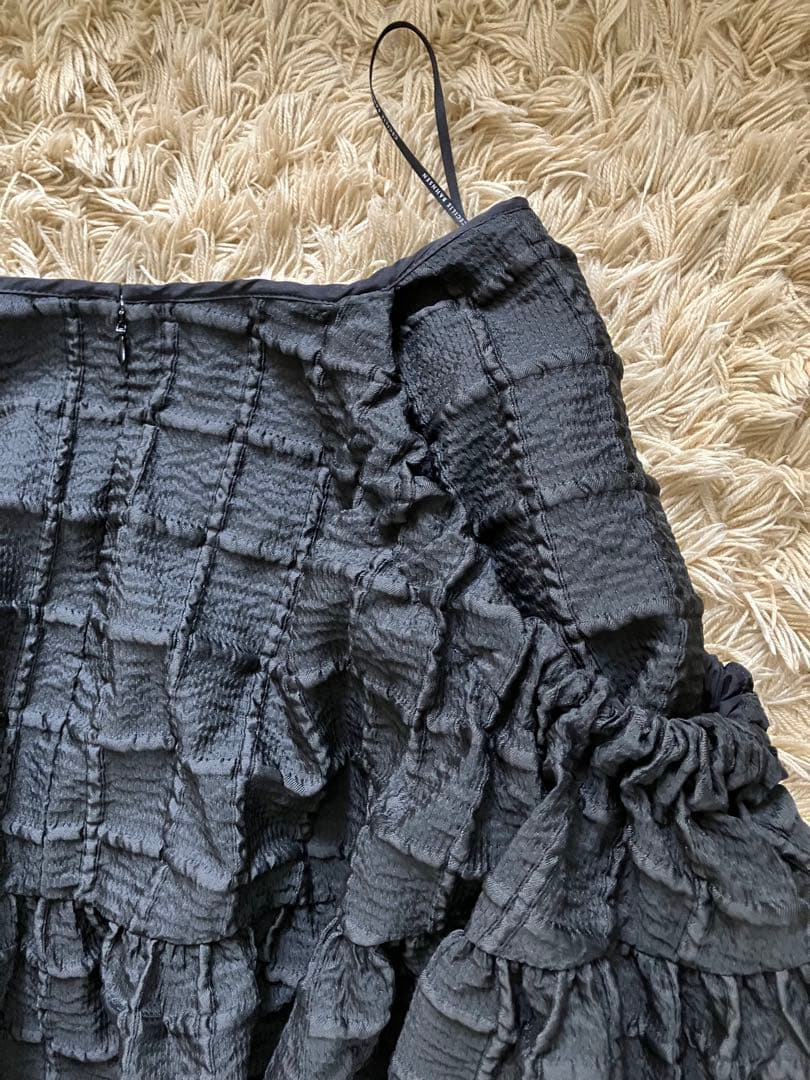 未使用 新品 CECILIE BAHNSEN スカート 黒 セシリーバンセン
