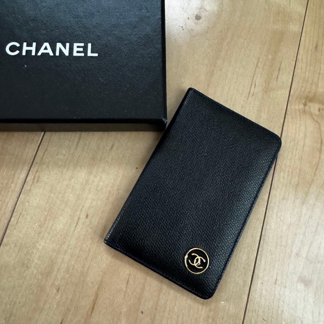 国内正規品■CHANELシャネル■レザー■名刺入れ■ブラック