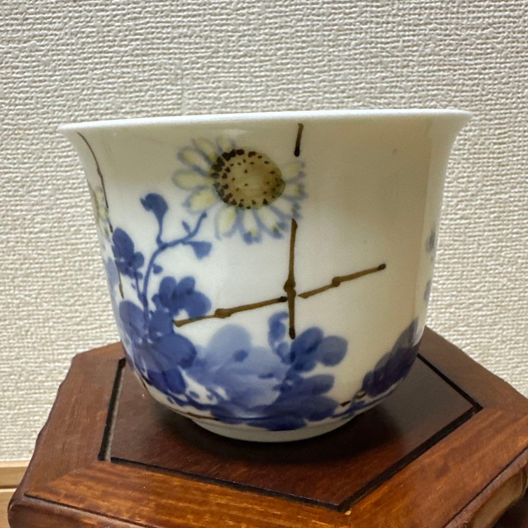 陶器 東山　茶碗　茶器　茶道具　手描き　宮永東山