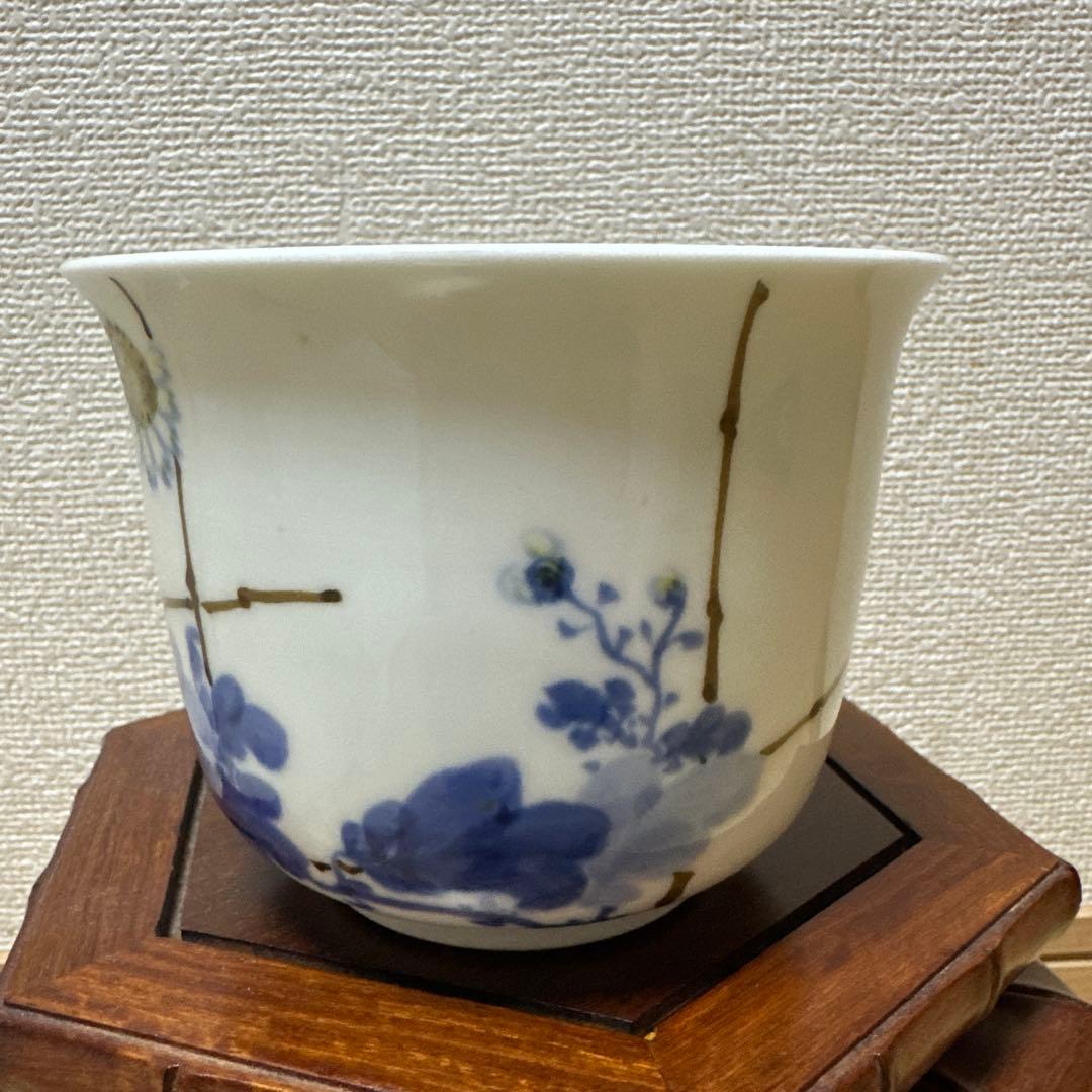 陶器 東山　茶碗　茶器　茶道具　手描き　宮永東山