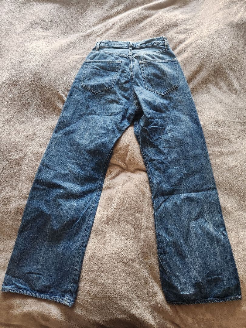 AURALEE selvedge faded light denim サイズ0