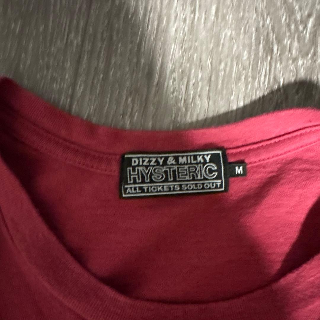 HYSTERIC レッド Tシャツ Mサイズ